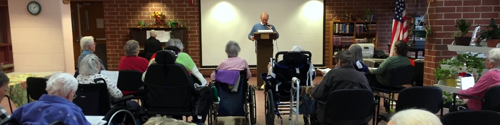 Teaching at local missions opportunity at Belknap County Nursing Home